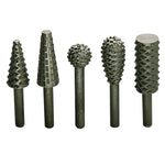 Kit De 5 Escofinas Rotary de Alto Carbono