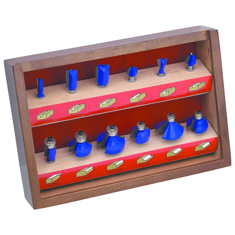 Juego de brocas de carburo para router 12 Pz